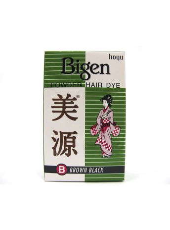 BIGEN POWDER HAIR DYE B BROWN BLACK