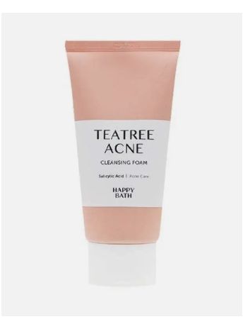 HAPPY BATH TEATREE ACNE CLEANSING FOAM 150G