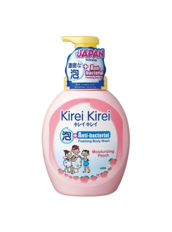 KIREI KIREI ANTI BACTERIAL FOAMING BODY WASH MOISTURIZING PEACH 900ML