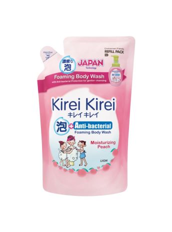 KIREI KIREI ANTI BACTERIAL FOAMING BODY WASH MOISTURIZING PEACH REFILL 600ML