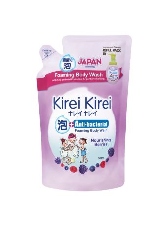 KIREI KIREI ANTI BACTERIAL FOAMING BODY WASH NOURISHING BERRIES REFILL 600ML