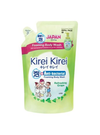KIREI KIREI ANTI BACTERIAL FOAMING BODY WASH REFRESHING GRAPE REFILL 600ML