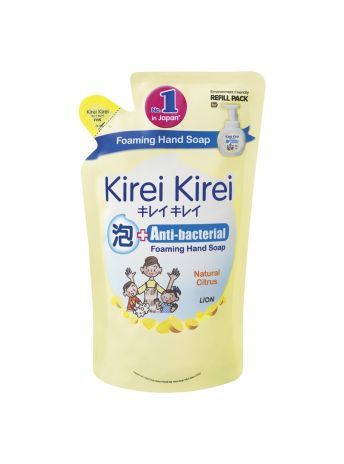 KIREI KIREI ANTI BACTERIAL FOAMING HAND SOAP NATURAL CITRUS REFILL 200ML
