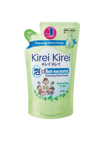 KIREI KIREI ANTI BACTERIAL FOAMING HAND SOAP REFRESHING GRAPE REFILL 200ML
