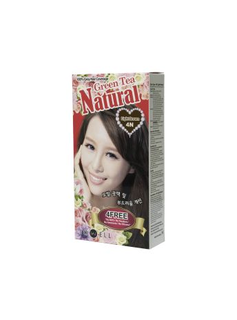 JOWELL GREEN TEA HAIRCOLOR 4N LIGHT BROWN