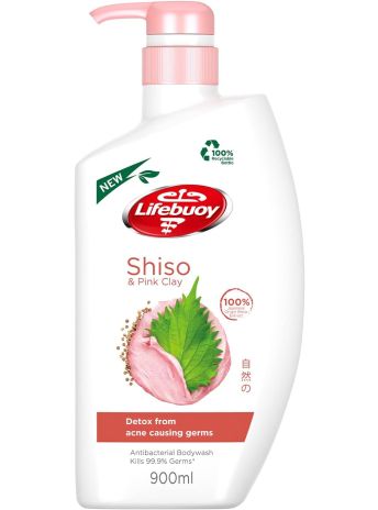 LIFEBUOY 900ML SHISO&PINK CLAY