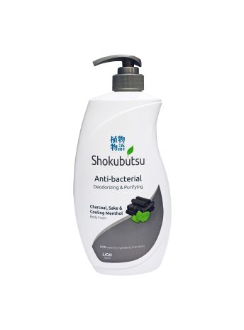 SHOKUBUTSU ANTI-BACTERIAL BODY FOAM DEODORIZING & PURIFYING 900ML