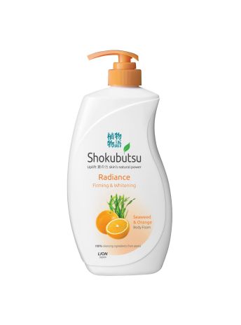 SHOKUBUTSU RADIANCE BODY FOAM FIRMING & WHITENING 900ML