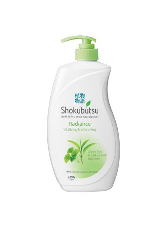 SHOKUBUTSU RADIANCE BODY FOAM VITALIZING & WHITENING 900ML